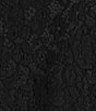 Color:Black - Image 3 - Plus Size Flora Lace Scoop Neck Sleeveless A-Line Dress