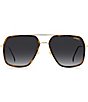 Color:Havana - Image 2 - Men's CA273S 59mm Rectangle Sunglasses