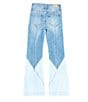 Color:Two Faced - Image 2 - Big Girls 7-16 3 Tone Flare Fit Colorblock Jean