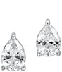 Color:Silver - Image 1 - Crystal The Flash 18K Plated Stud Earrings