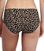 Color:Leopard Print - Image 2 - Leopard Print Soft Stretch Hipster Panty