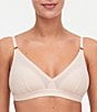 Color:Nude Blush - Image 1 - Pure Light Wire Free Molded Cup Convertible Seamless Bra