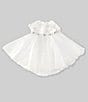 Color:Ivory - Image 1 - Baby Girls 12-24 Months Illusion Lace/Mesh Dress