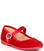 Color:Bright Red - Image 1 - Girls' Fancy Buckle Mary Janes (Infant)