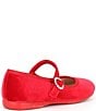Color:Bright Red - Image 2 - Girls' Fancy Buckle Mary Janes (Infant)