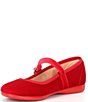 Color:Bright Red - Image 4 - Girls' Fancy Buckle Mary Janes (Infant)