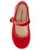 Color:Bright Red - Image 5 - Girls' Fancy Buckle Mary Janes (Infant)