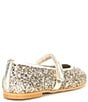 Color:Gold - Image 2 - Girls' Glitter Mary Jane Flats (Youth)