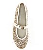 Color:Gold - Image 5 - Girls' Glitter Mary Jane Flats (Youth)