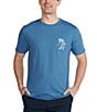 Color:Bright Blue - Image 2 - Relaxer Short Sleeve Graphic T-Shirt