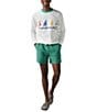 Color:Dark Green - Image 3 - The Dazed And Camp-Fused 5.5#double; Inseam Terry Shorts