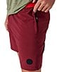 Color:Open Red - Image 2 - The Warmups 7#double; Inseam Stretch Shorts