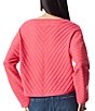 Color:Fuchsia - Image 2 - Circus NY by Sam Edelman V-Neck Textured Rib Cropped Sweater