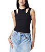 Color:Anthracite - Image 1 - Circus NY by Sam Edelman Nadia Crop Tank Top