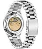 Color:Silver - Image 3 - Men's Automatic Water Resistance 50 Stainless Bracelet Watch