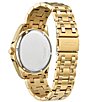 Color:Gold - Image 2 - Men's Peyton Three Hand Gold Stainless Steel Bracelet Watch