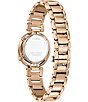 Color:Rose Gold - Image 3 - Women's L Arcly Multifunction Rose Gold Stainless Steel Bracelet Watch
