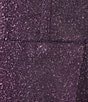 Color:Grape - Image 4 - Glitter Shine Corset Sleeveless Long Dress