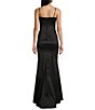 Color:Black - Image 2 - Taffeta Big Bow Sweetheart Neckline Dress