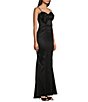Color:Black - Image 3 - Taffeta Big Bow Sweetheart Neckline Dress