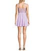 Color:Pale Lavender - Image 2 - Tank Emma Lace Back Dress