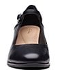Color:Black Leather - Image 6 - Artisan Freva55 Strap Leather Mary Jane Pumps