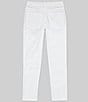 Color:White - Image 2 - Big Boys 8-20 5-Pocket Stretch Twill Pants