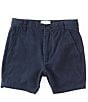 Color:Navy - Image 1 - Big Boys 8-20 Flat Front Stretch Twill Shorts