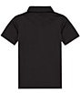Color:Black - Image 2 - Big Boys 8-20 Short Sleeve Pique Polo Shirt