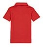 Color:Red - Image 2 - Big Boys 8-20 Short Sleeve Pique Polo Shirt