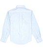 Color:Blue - Image 2 - Big Boys 8-20 Long Sleeve Stretch Oxford Dress Shirt