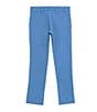 Color:Medium Blue - Image 2 - Big Boys 8-20 Stretch Synthetic Dress Pants