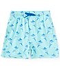 Color:Mint - Image 1 - Big Boys 8-20 Swordfish Swim Trunks