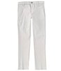 Color:Light Grey - Image 1 - Big Boys 8-20 Synthetic Stretch Flat Front Dress Pants