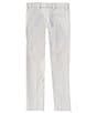 Color:Light Grey - Image 2 - Big Boys 8-20 Synthetic Stretch Flat Front Dress Pants