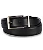 Color:Black - Image 1 - Boys Stretch Leather Reversible Belt