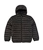 Color:Black - Image 1 - Little Boys 2T-7 Long Sleeve Channeled Puffer Ski Jacket