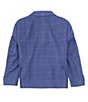 Color:Blue - Image 2 - Little Boys 2T-7 Long Sleeve Window Pane Dress Jacket