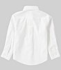 Color:White - Image 2 - Little Boys 2T-7 Long Sleeve Stretch Oxford Packaged Dress Shirt