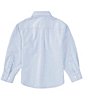 Color:Blue - Image 2 - Little Boys 2T-7 Long Sleeve Stretch Oxford Packaged Dress Shirt