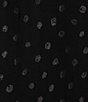 Color:Black Dot - Image 4 - Foiled Metallic Button Down Shirt