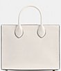 Color:Chalk - Image 2 - Ace 26 Leather Tote Bag