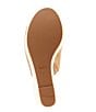 Color:Coconut - Image 6 - Gloria Suede Espadrille Wedge Sandals