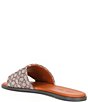 Color:Cocoa/Burnished Amber - Image 3 - Holly Signature Jacquard Slide Sandals