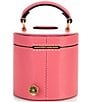 Color:Confetti Pink - Image 2 - Leather Jewelry Box