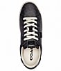 Color:Charcoal/Black - Image 4 - Lowline C Logo Print Canvas Sneakers
