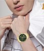 Color:Gold - Image 4 - Men's Jackson Quartz Chronograph Gold Tone 44mm Stainless Steel Bracelet Watch