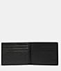 Color:Black - Image 2 - Men's Slim Sport Calf Leather Billfold Wallet