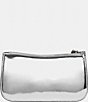 Color:Silver - Image 2 - Mirror Metallic Penn Shoulder Bag