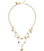 Color:Multi/Gold - Image 2 - Signature Mixed Charm Crystal and Pearl Layered Necklace